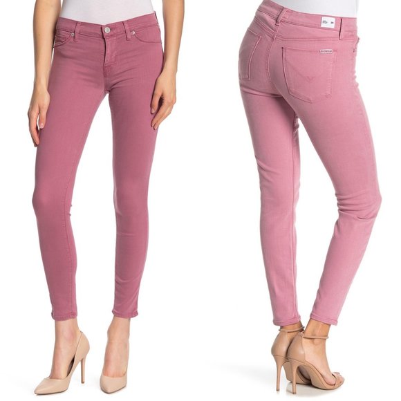 NEW HUDSON Krista Ankle Skinny Stretch Jeans Rose - Picture 3 of 14
